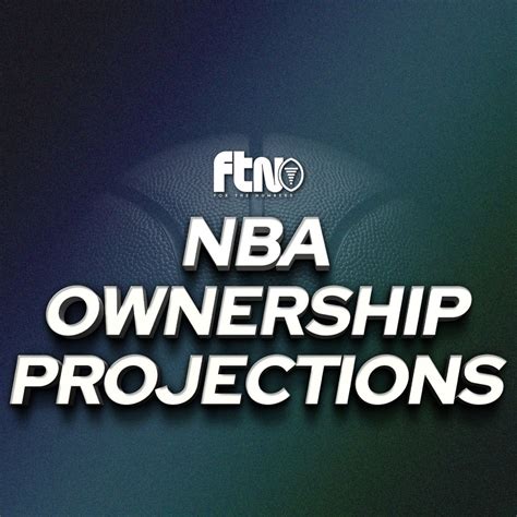 NBA DFS Projections and Ownership .